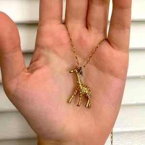 J. Crew Gold Giraffe necklace